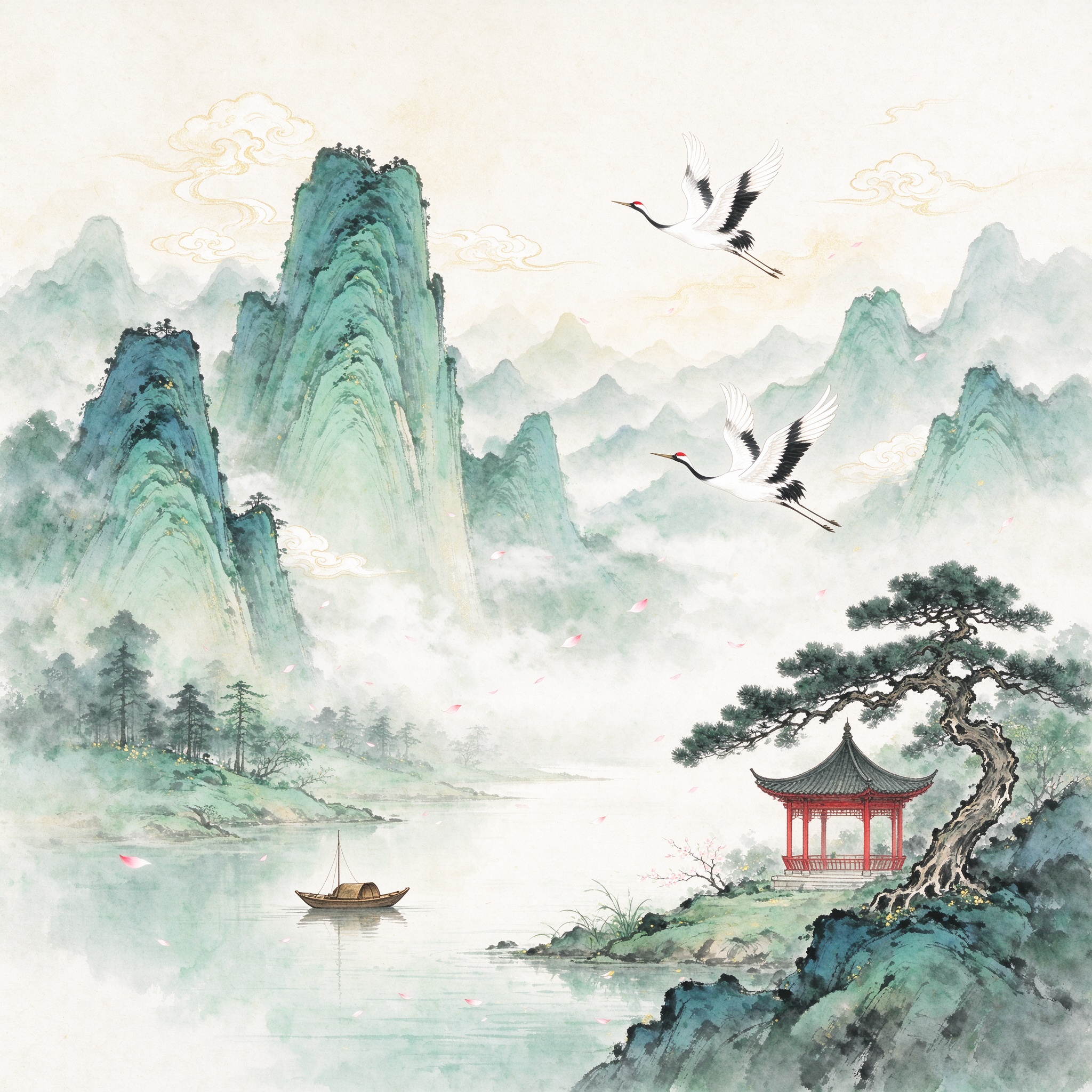 青绿山水